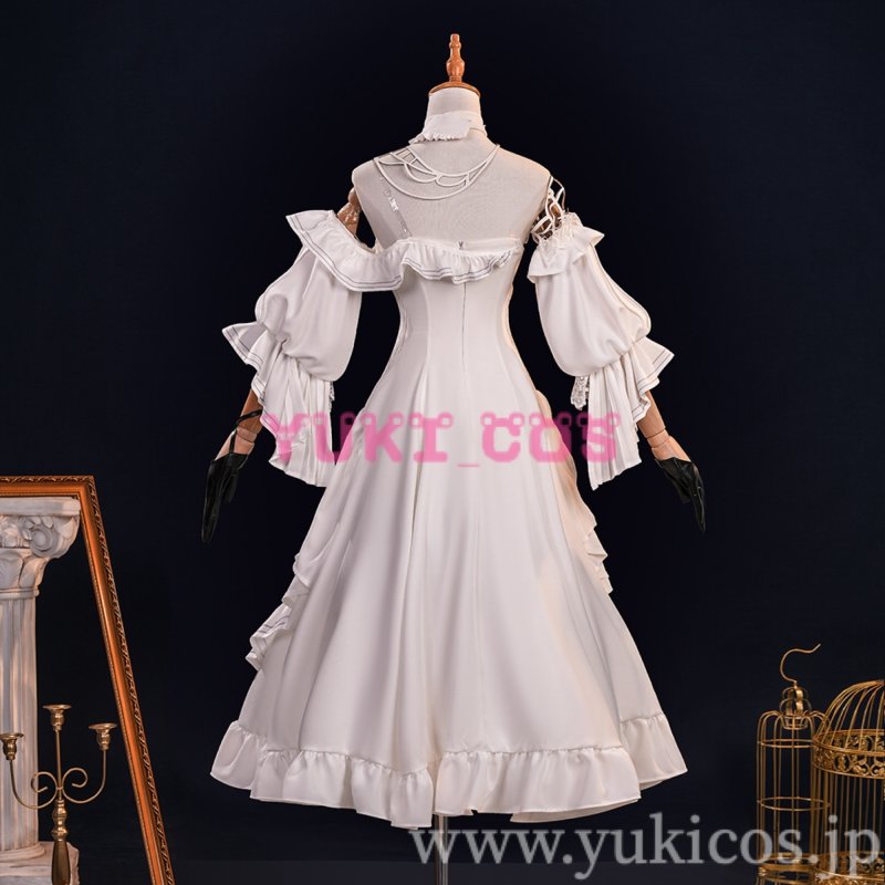 画像4: Wuthering Waves　鳴潮　メイチョウ　Phrolova　フローヴァ　White Dress　コスプレ衣装　送料無料 (4)