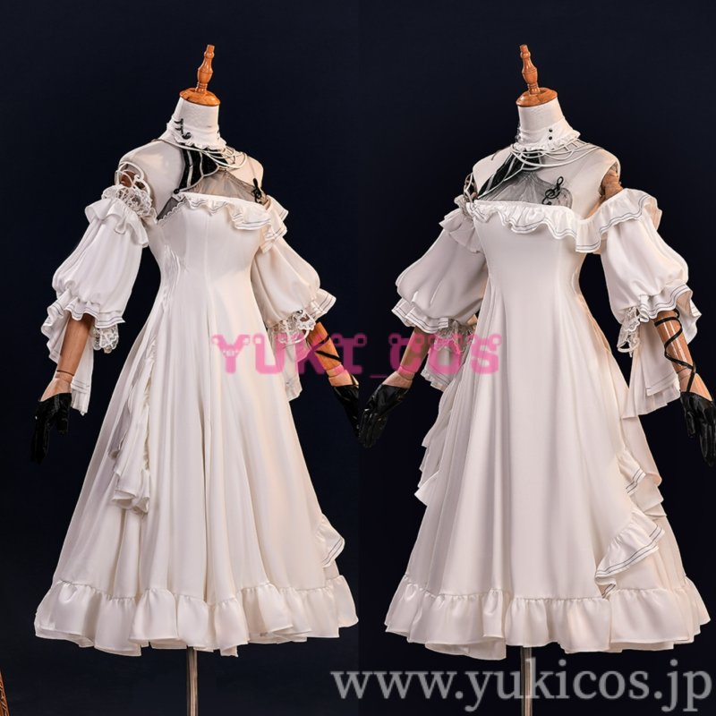 画像3: Wuthering Waves　鳴潮　メイチョウ　Phrolova　フローヴァ　White Dress　コスプレ衣装　送料無料 (3)