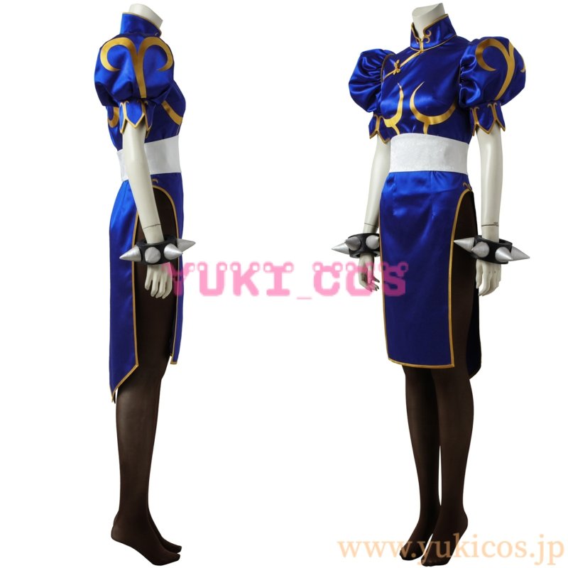 画像3: ストリートファイターV　春麗　チュンリー　コスプレ衣装　送料無料　高級版 (3)