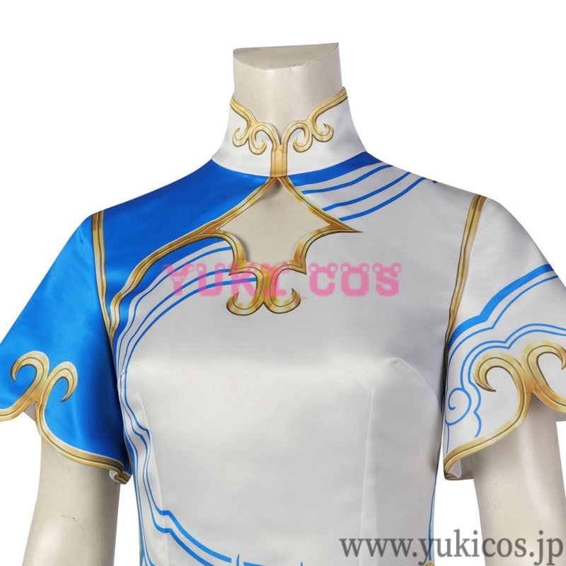 画像4: ストリートファイター6 　スト6　クラシック春麗　コスプレ衣装　送料無料　 (4)