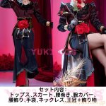 画像2: プロジェクトセカイ　プロセカ　Night sweet mealガチャ　糸の花に見とれて　日野森雫　Night rose-queen　コスプレ衣装　送料無料 (2)