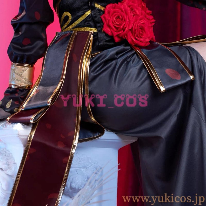 画像7: プロジェクトセカイ プロセカ Night sweet mealガチャ 糸の花に見とれて 日野森雫 Night rose-queen コスプレ衣装 送料無料 (7)