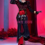 画像1: プロジェクトセカイ　プロセカ　Night sweet mealガチャ　糸の花に見とれて　日野森雫　Night rose-queen　コスプレ衣装　送料無料 (1)