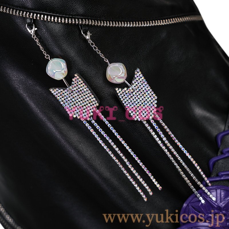 画像9: KPOPガールズ! デーモン・ハンターズ Kpop Demon Hunters ミラ Huntrix コスプレ衣装 送料無料 (9)