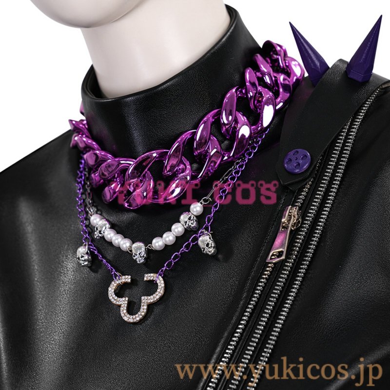 画像4: KPOPガールズ! デーモン・ハンターズ Kpop Demon Hunters Rumi ルミ Huntrix コスプレ衣装 送料無料 (4)