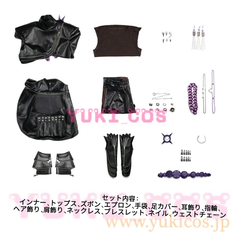 画像2: KPOPガールズ! デーモン・ハンターズ Kpop Demon Hunters Rumi ルミ Huntrix コスプレ衣装 送料無料 (2)