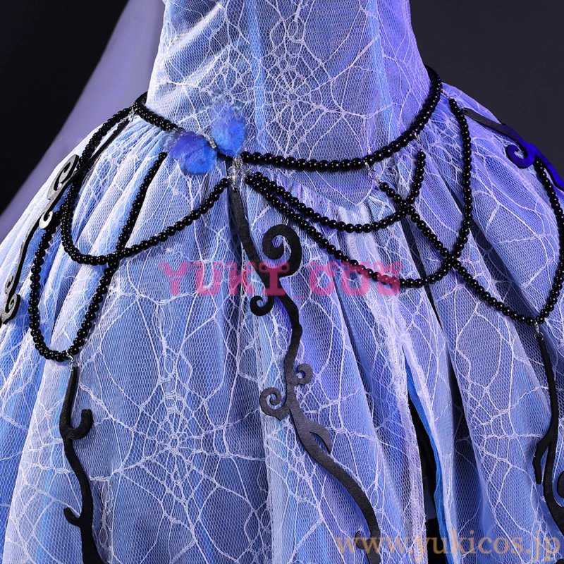 画像5: Monster High Tim Burton's Corpse Bride モンスターハイ コープスブライド Emily エミリー コスプレ衣装 送料無料   (5)