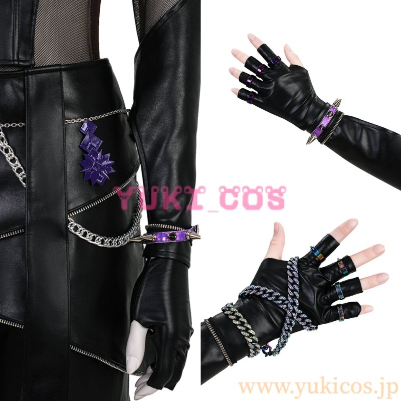 画像6: KPOPガールズ! デーモン・ハンターズ Kpop Demon Hunters ゾーイ Huntrix コスプレ衣装 送料無料 (6)