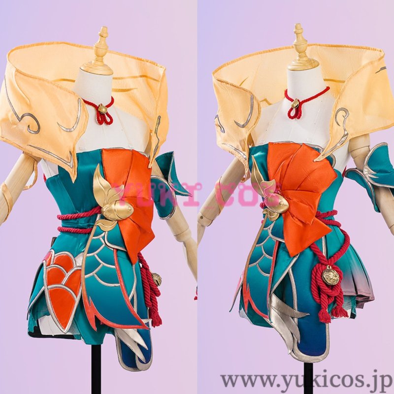 画像3: リーグ・オブ・レジェンド League of Legends LOL Spirit Blossom After Hours Ahri アーリ コスプレ衣装 送料無料 (3)