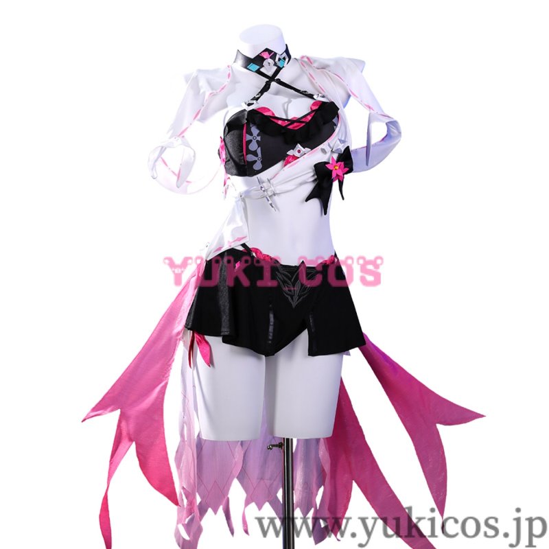 画像1: 崩壊3rd　Honkai Impact 3rd 　Thelema　セルマ　夏を染める薔薇　コスプレ衣装　送料無料 (1)