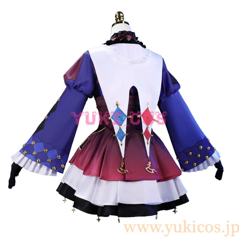 画像3: プロジェクトセカイ プロセカ ワンダーランズ×ショウタイム Mr.Showtime/箱庭のコラル ぐわぐわ☆アヒルチャレンジ! 鳳えむ Innocent Clown コスプレ衣装 送料無料 (3)