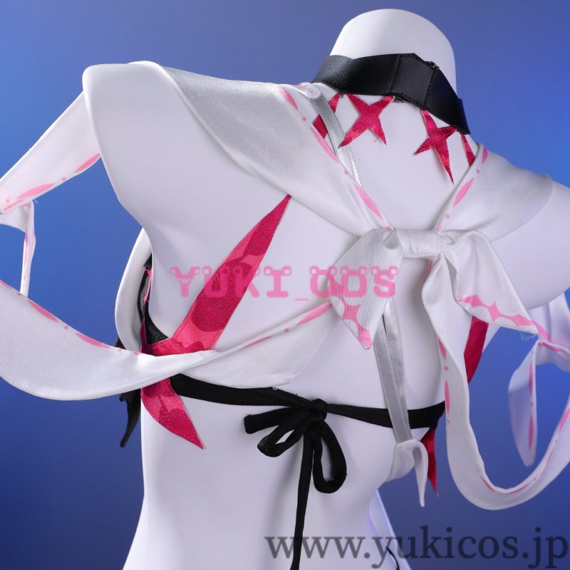 画像8: 崩壊3rd Honkai Impact 3rd  Thelema セルマ 夏を染める薔薇 コスプレ衣装 送料無料 (8)