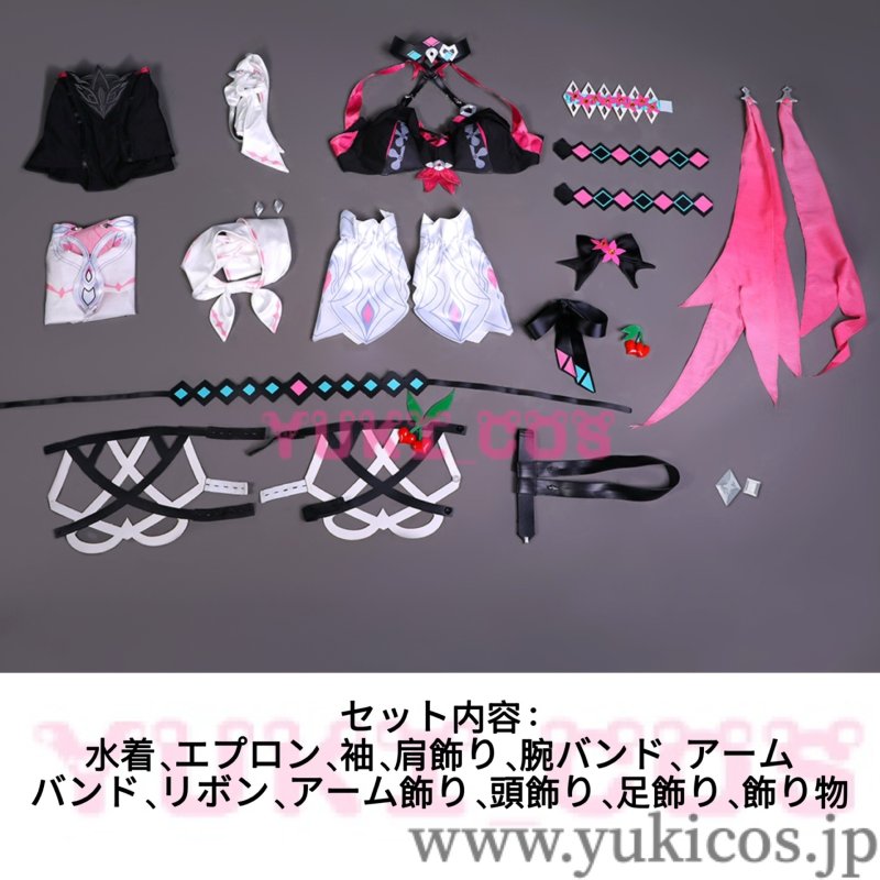 画像2: 崩壊3rd Honkai Impact 3rd  Thelema セルマ 夏を染める薔薇 コスプレ衣装 送料無料 (2)