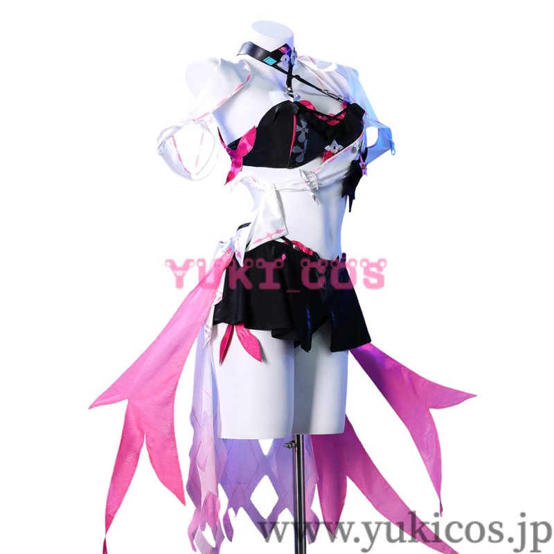 画像4: 崩壊3rd Honkai Impact 3rd  Thelema セルマ 夏を染める薔薇 コスプレ衣装 送料無料 (4)