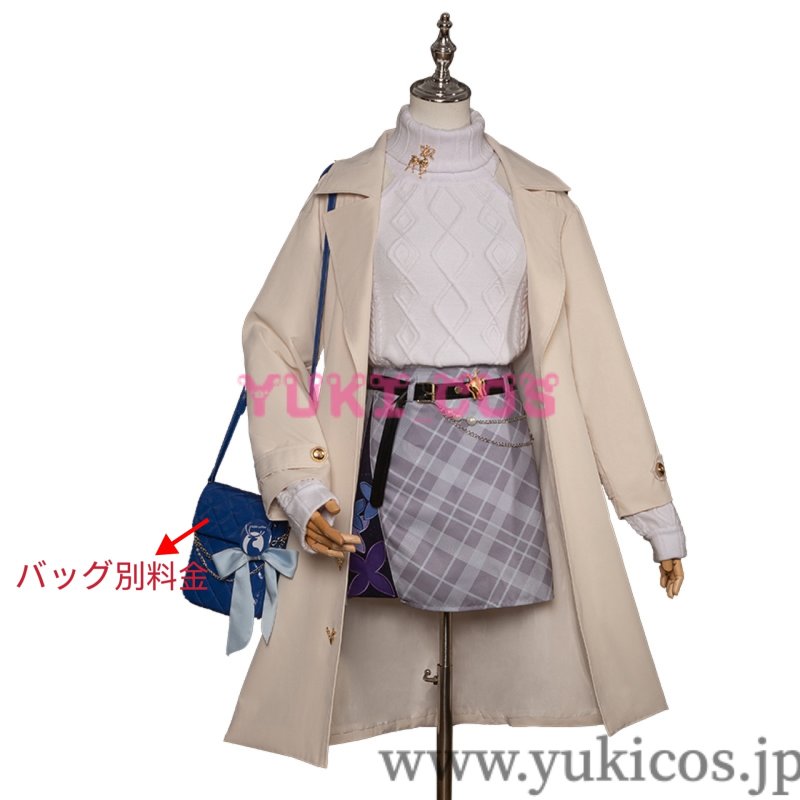 画像1: 崩壊スターレイルxluckin coffee 崩スタxluckin coffee ラッキンコーヒーコラボ Castorice キャストリス コスプレ衣装 送料無料 (1)