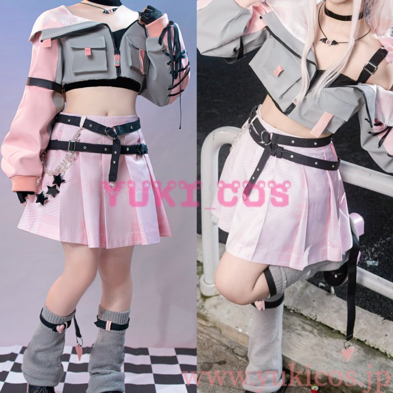 画像3: プロジェクトセカイ プロセカ Funky Devil Girl 桃井愛莉 コスプレ衣装 送料無料 (3)