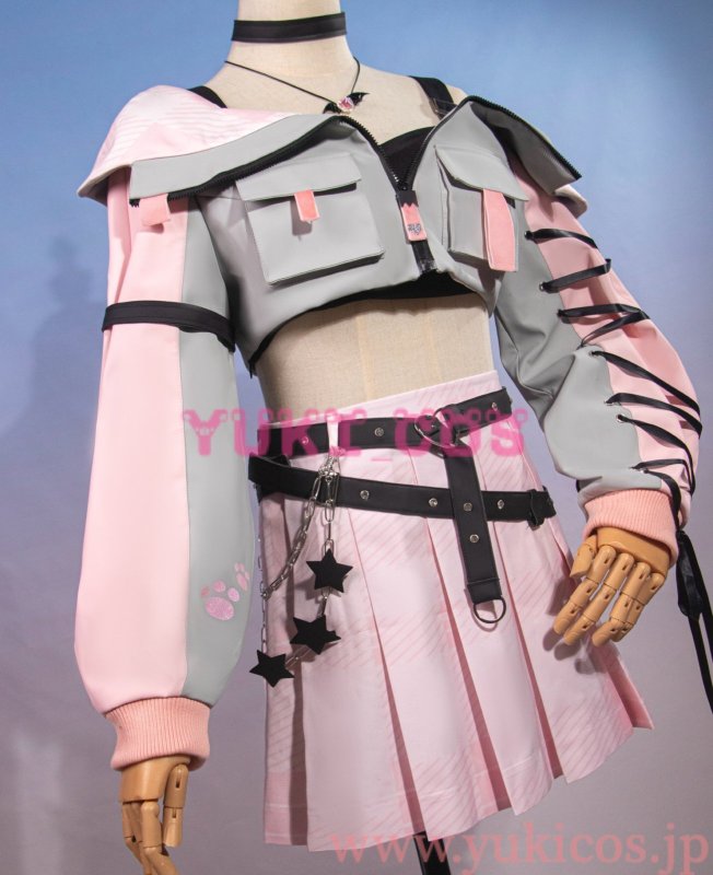 画像4: プロジェクトセカイ プロセカ Funky Devil Girl 桃井愛莉 コスプレ衣装 送料無料 (4)