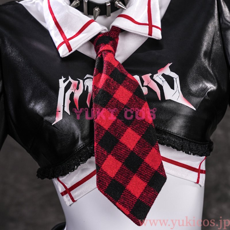 画像6: 新世紀エヴァンゲリオン エヴァンゲリオン エヴァ EVA 惣流・アスカ・ラングレー アスカ ロックバンド コスプレ衣装 送料無料 (6)