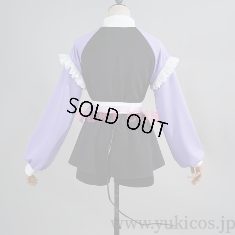 画像3: Vtuber　ホロライブ　常闇トワ　チャイナ風なメイドジャージ新衣装　コスプレ衣装　送料無料 (3)