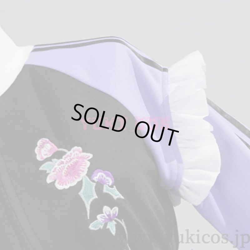 画像6: Vtuber　ホロライブ　常闇トワ　チャイナ風なメイドジャージ新衣装　コスプレ衣装　送料無料 (6)