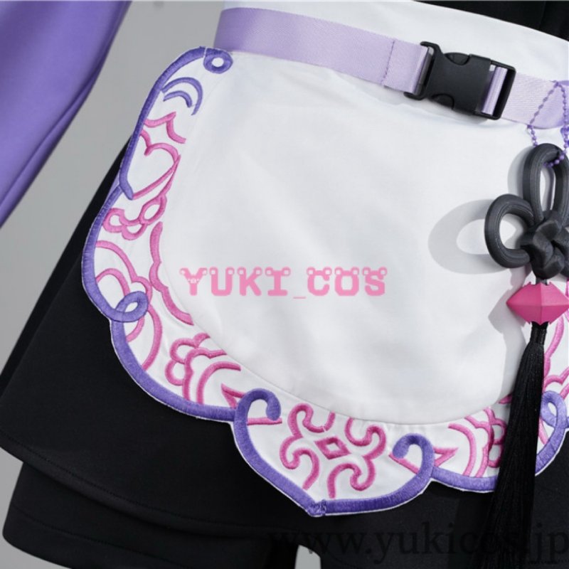 画像8: Vtuber　ホロライブ　常闇トワ　チャイナ風なメイドジャージ新衣装　コスプレ衣装　送料無料 (8)