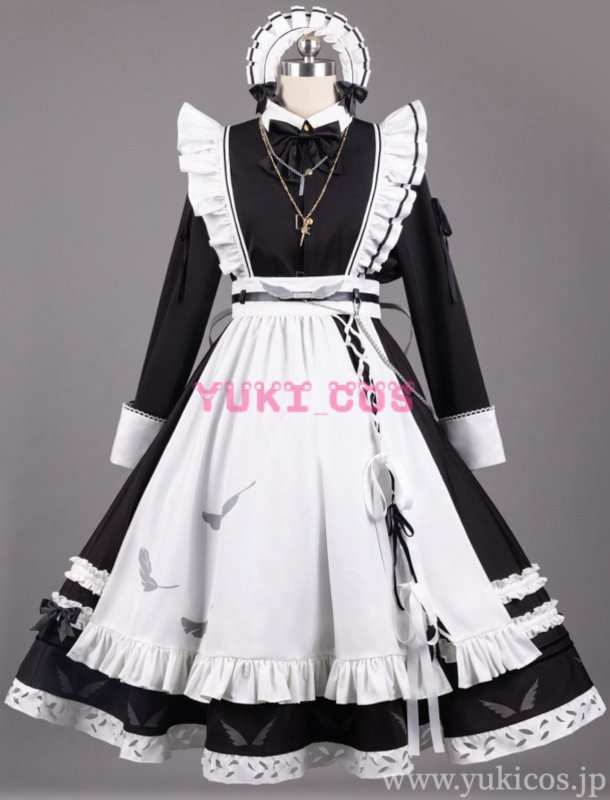 画像1: Vtuber　にじさんじ　叶　メイド服　コスプレ衣装　送料無料　新バージョン (1)