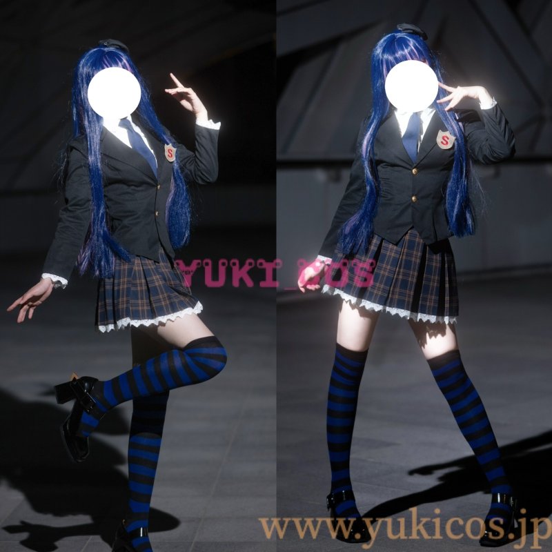 画像8: New Panty & Stocking with Garterbelt　パンティ&ストッキングwithガーターベルト　パンスト　ストッキング　パンティ　School uniform　コスプレ衣装　送料無料 (8)