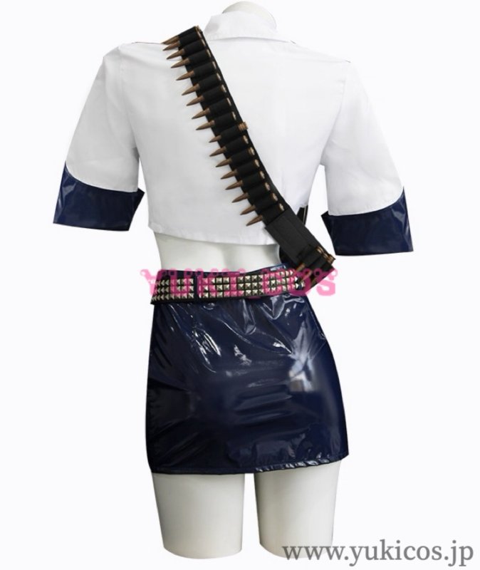 画像9: New Panty & Stocking with Garterbelt　パンティ&ストッキングwithガーターベルト　パンスト　ストッキング　パンティ　Zombie cop　コスプレ衣装　送料無料 (9)