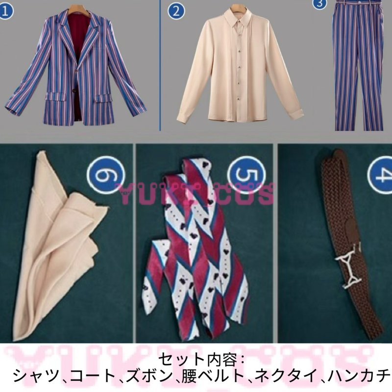 画像2: Vtuber　にじさんじ　Oriens 2nd Anniversary 　佐伯イッテツ　コスプレ衣装　送料無料 (2)