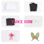 画像4: 鬼滅の刃 栗花落カナヲ つゆりかなを コスプレ衣装 送料無料 (4)