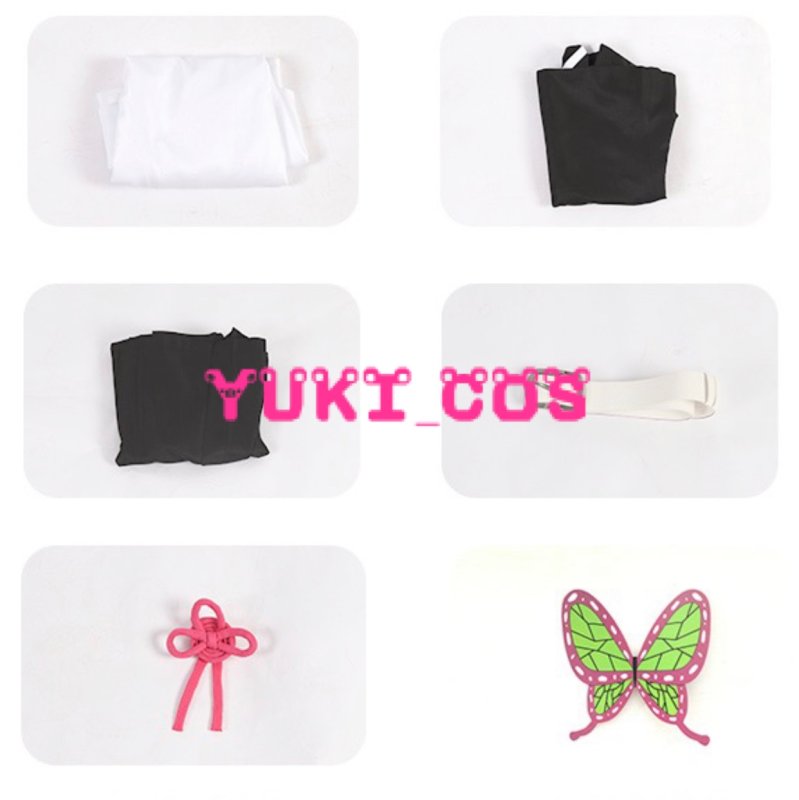 画像4: 鬼滅の刃 栗花落カナヲ つゆりかなを コスプレ衣装 送料無料 (4)