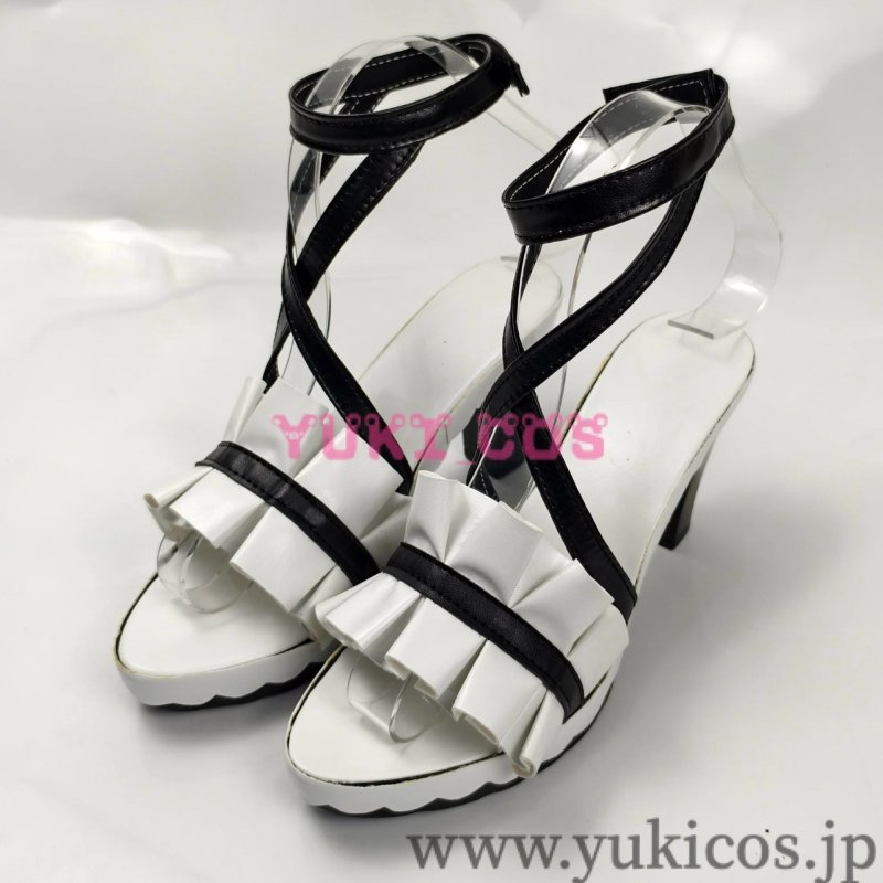 画像3: Vtuber　ホロライブ　ホロナツパラダイス　海の家の可愛いウェイトレスさん！　兎田ぺこら　コスプレ靴　送料無料 (3)