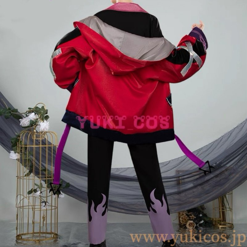 画像3: Vtuber　にじさんじ　ChroNoiR　ポケコロツイン　葛葉　コスプレ衣装　送料無料 (3)