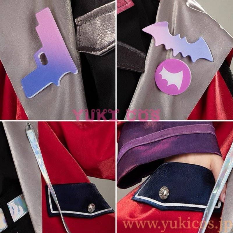 画像6: Vtuber　にじさんじ　ChroNoiR　ポケコロツイン　葛葉　コスプレ衣装　送料無料 (6)