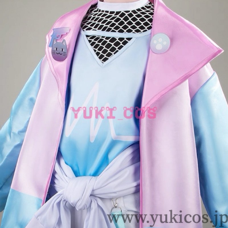 画像4: Vtuber　にじさんじ　ChroNoiR　ポケコロツイン　叶　コスプレ衣装　送料無料 (4)