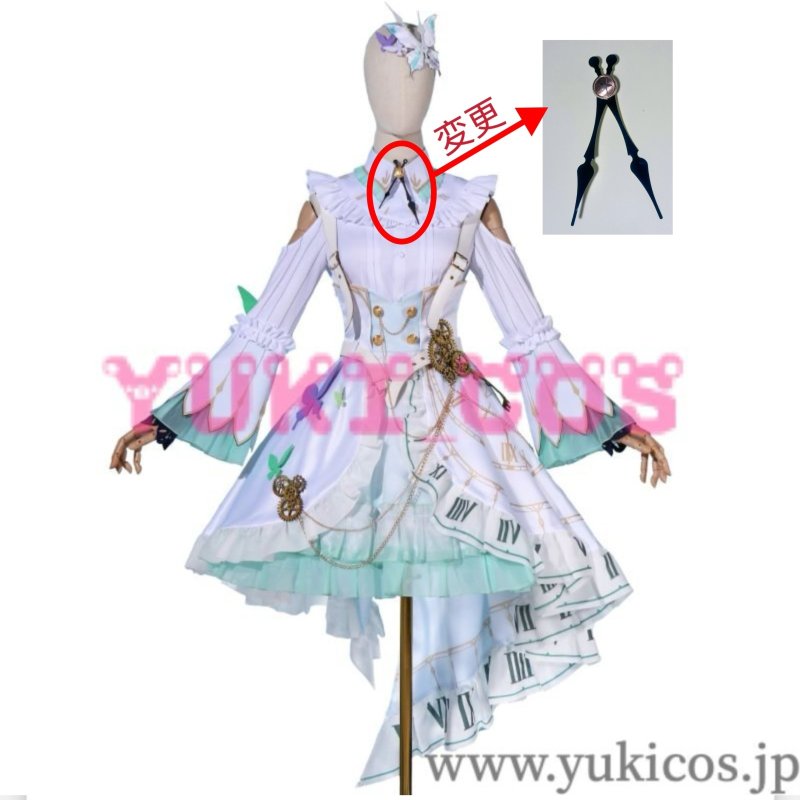 画像1: プロジェクトセカイ カラフルステージ!feat. 初音ミク プロセカ 東雲絵名 Trail of Butterflies 三周年限定衣装 コスプレ衣装 送料無料 (1)