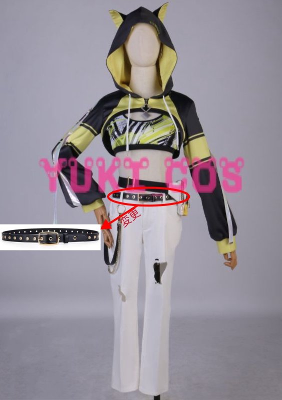 画像1: Vtuber にじさんじ 獅子堂あかり ししどうあかり コスプレ衣装 送料無料 (1)