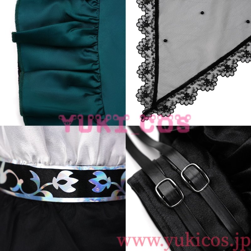 画像15: アークナイツ 　Ave Mujicaコラボ　若葉睦　Marionette's Id 　コスプレ衣装　送料無料 (15)