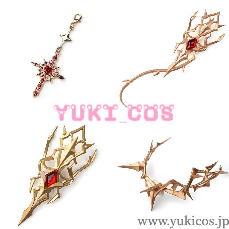 画像17: NARAKA: BLADEPOINT 紅夜 こうや 寧紅夜 悪魔 新スキン コスプレ衣装 送料無料 (17)