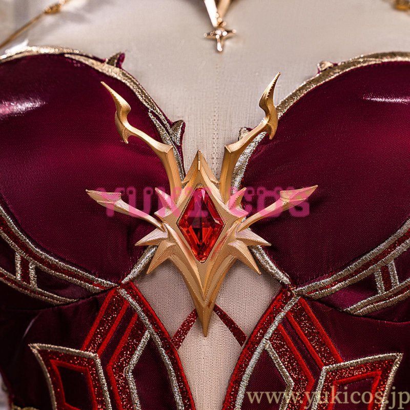 画像6: NARAKA: BLADEPOINT 紅夜 こうや 寧紅夜 悪魔 新スキン コスプレ衣装 送料無料 (6)