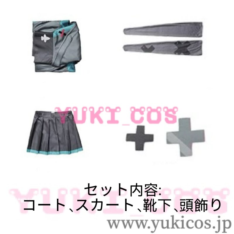 画像2: プロジェクトセカイ劇場版 プロセカ 壊れたセカイと歌えないミク 初音ミク コスプレ衣装 送料無料 (2)