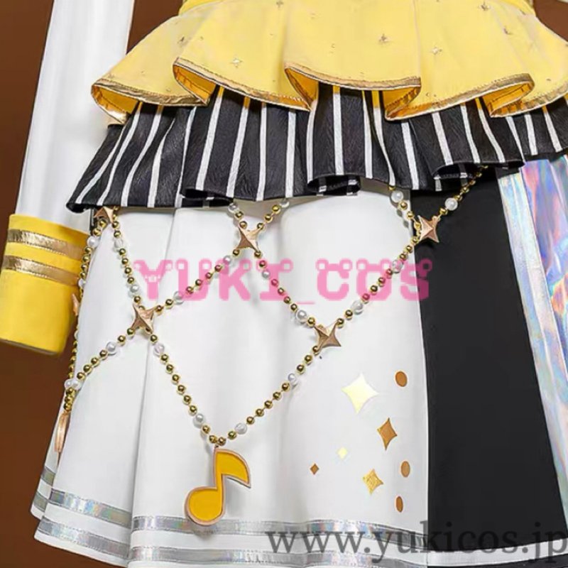 画像9: プロジェクトセカイ プロセカ 鏡音リン 五周年感謝祭 コスプレ衣装 送料無料   (9)