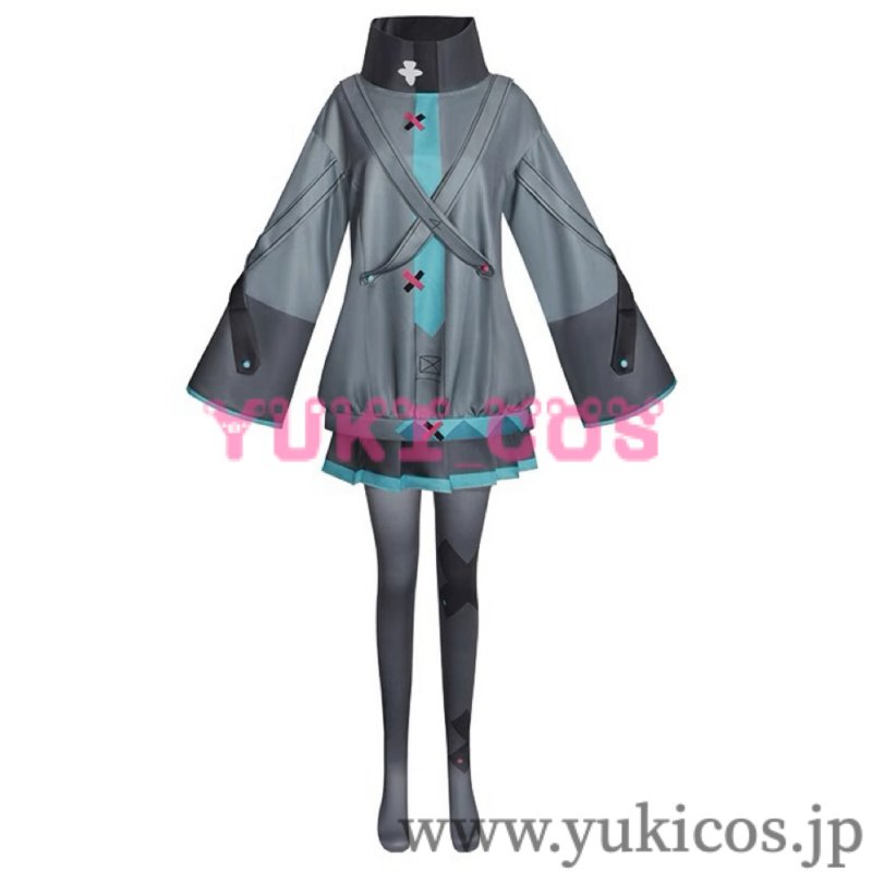 画像1: プロジェクトセカイ劇場版 プロセカ 壊れたセカイと歌えないミク 初音ミク コスプレ衣装 送料無料 (1)