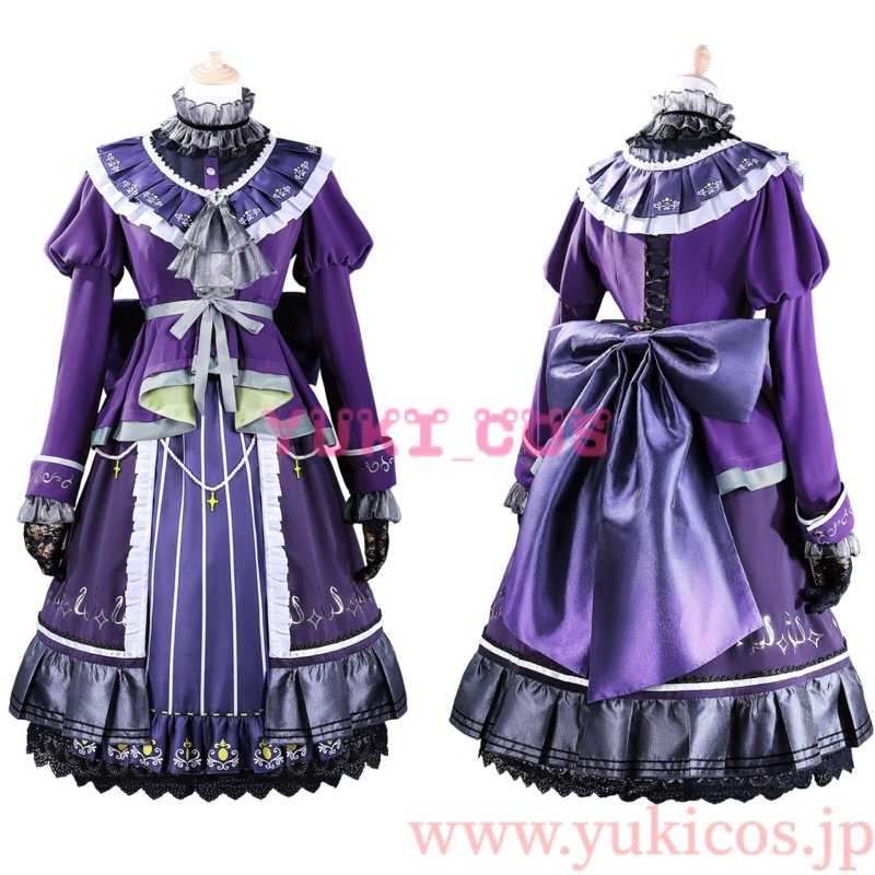 画像1: プロジェクトセカイ　プロセカ　Blooming Lightガチャ　ステップに想いをのせて　草薙寧々　シェリール・オートクチュール　コスプレ衣装　送料無料 　 (1)