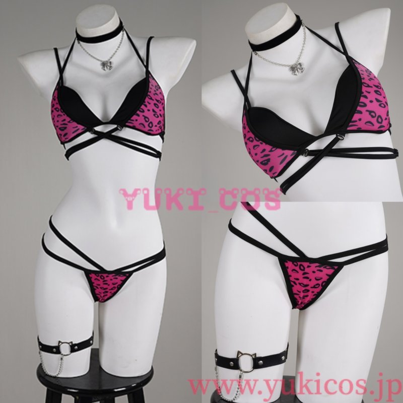 画像9: Vtuber　ホロライブEN　ラオーラ・パンテーラ　Raora Panthera　水着　コスプレ衣装　送料無料 (9)