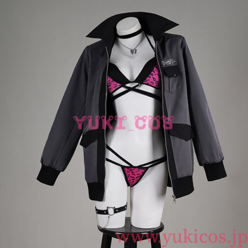 画像1: Vtuber　ホロライブEN　ラオーラ・パンテーラ　Raora Panthera　水着　コスプレ衣装　送料無料 (1)