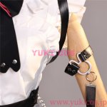 画像8: Vtuber　ホロライブ　兎田ぺこら　堕天使パンク風衣装　コスプレ衣装　送料無料 　 (8)