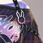 画像13: Vtuber　ホロライブ　兎田ぺこら　堕天使パンク風衣装　コスプレ衣装　送料無料 　 (13)
