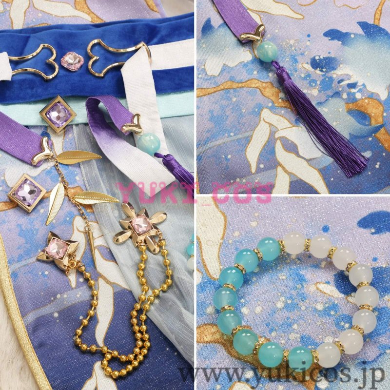 画像17: あんさんぶるスターズ！！　あんスタ　シャッフルイベント  SHUFFLE×ナツコイユレテ　瑠璃茉莉（ルリマツリ） 君恋志願　おもいでにのこるなつ　深海奏汰　あなたと過ごす夏　礼瀬マヨイ　爽やかな夏　葵ゆうた　涼やかな夏　瀬名泉　穏やかな夏　明星スバル　コスプレ衣装　送料無料 (17)