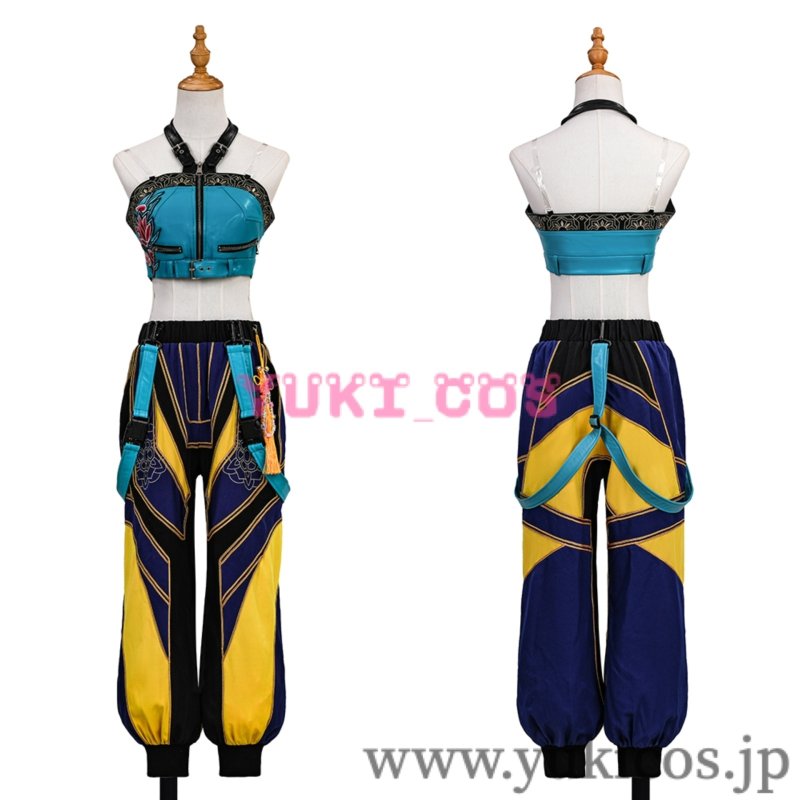 画像1: KPOPガールズ! デーモン・ハンターズ　Kpop Demon Hunters　ゾーイ　コスプレ衣装　送料無料 (1)